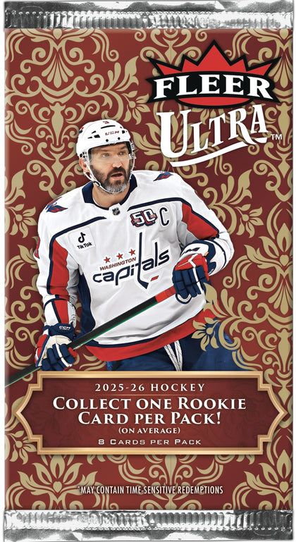2025-26 Upper Deck Fleer Ultra Hockey Hobby Pack