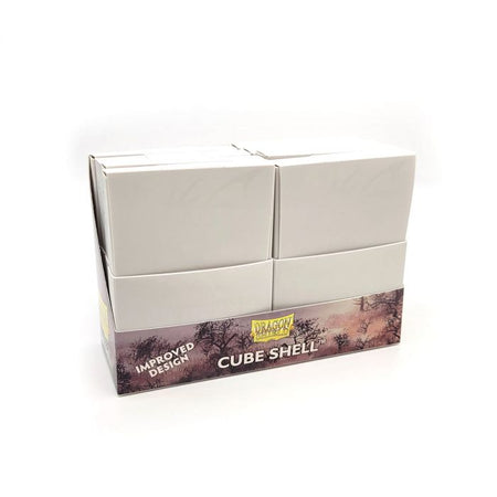 Dragon Shield Cube Shells Ashen White - Collector's Avenue