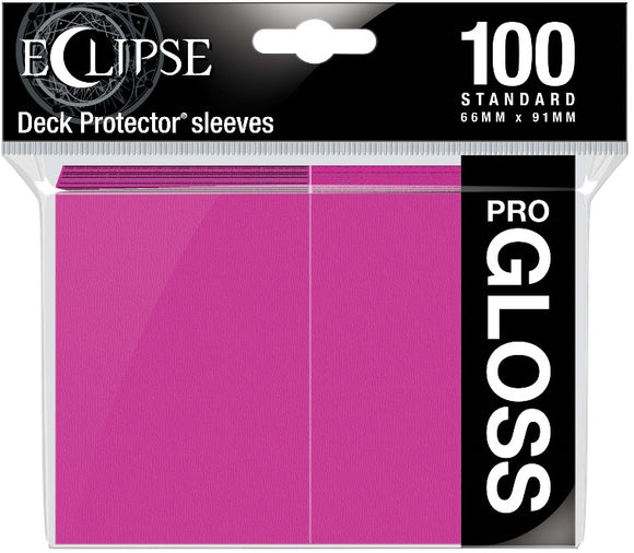 Ultra PRO Sleeves 100 Count Standard Sized Eclipse Gloss Hot Pink