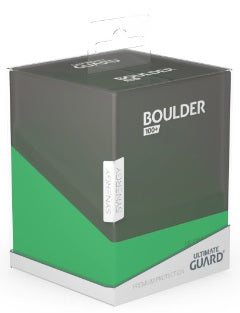 Ultimate Guard Boulder 100+ SYNERGY Black/Green - Collector's Avenue