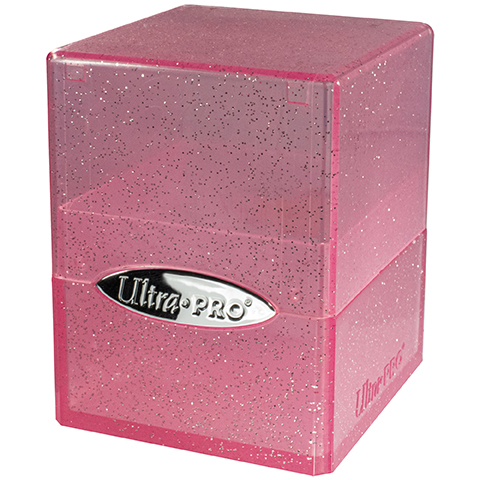 Ultra PRO Satin Cube Deck Box Glitter Pink - Collector's Avenue