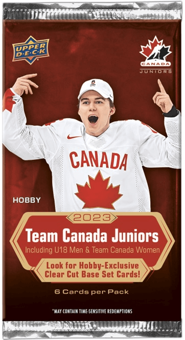 2023 Upper Deck Team Canada Juniors Hockey Hobby Pack