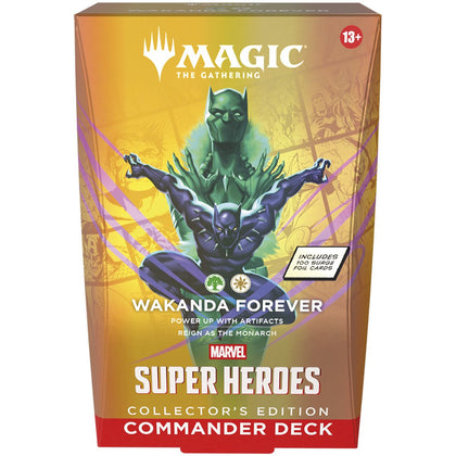 MTG Magic The Gathering - Marvel Super Heroes - Collector's Edition - Commander Deck Wakanda Forever
