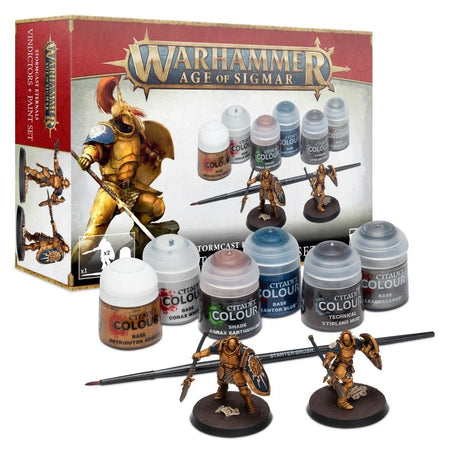 Warhammer Age Of Sigmar Stormcast Eternals Vindictors + Paints Set - Collector's Avenue