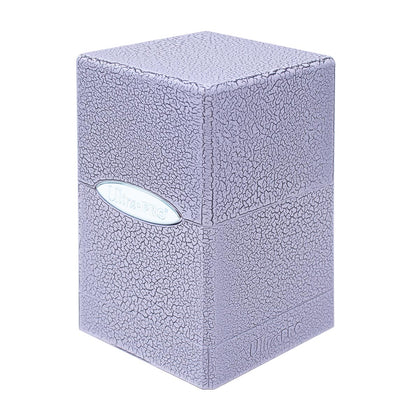 Ultra PRO Deck Box - Satin Tower  Ivory Crackle - Collector's Avenue