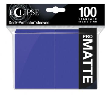 Ultra PRO Sleeves 100 Count Standard Sized Eclipse Matte Royal Purple - Collector's Avenue
