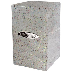 Ultra PRO Deck Box - Satin Tower Glitter Clear