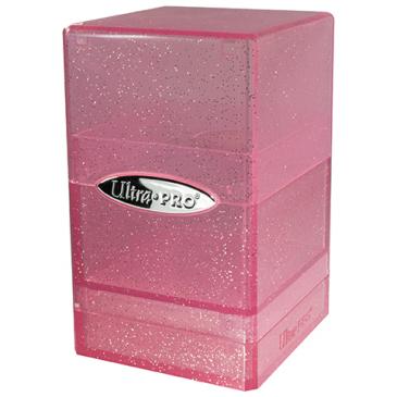 Ultra PRO Deck Box - Satin Tower Glitter Pink - Collector's Avenue