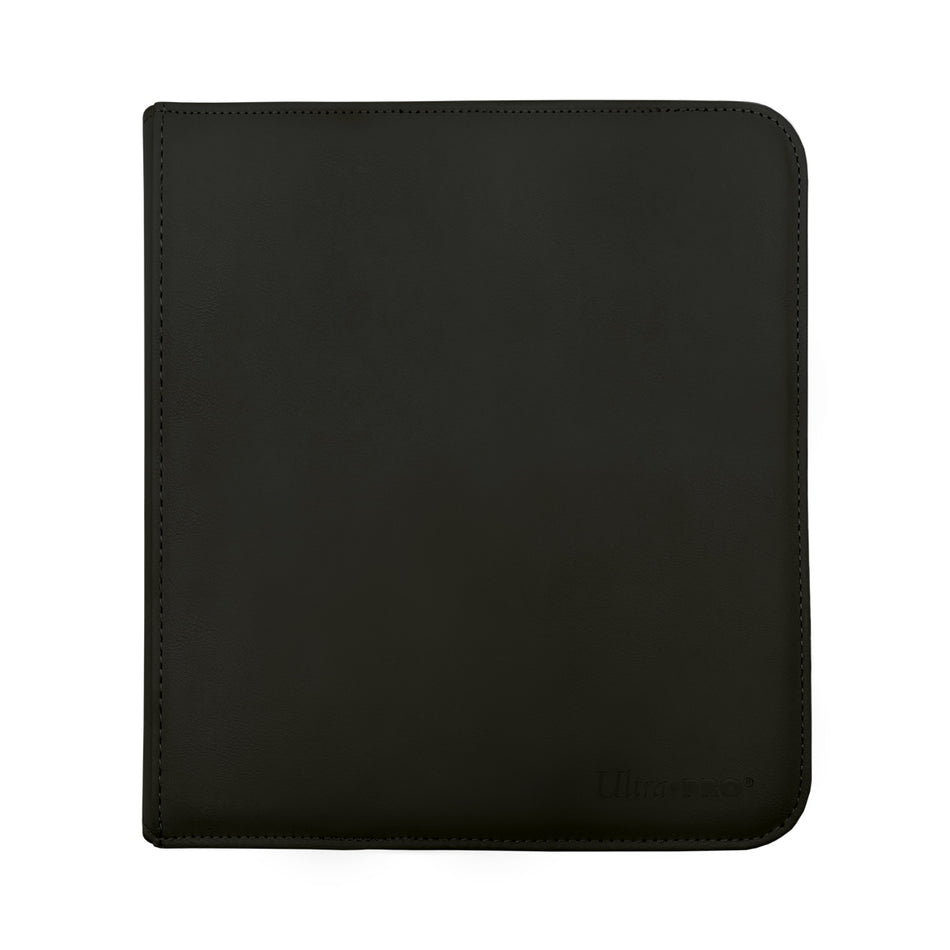 Ultra PRO Vivid 12-Pocket Zippered PRO-Binder Black - Collector's Avenue