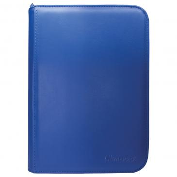 Ultra PRO Vivid 4-Pocket Zippered PRO-Binder Blue - Collector's Avenue
