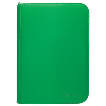 Ultra PRO Vivid 4-Pocket Zippered PRO-Binder Green - Collector's Avenue