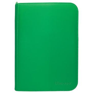 Ultra PRO Vivid 4-Pocket Zippered PRO-Binder Green - Collector's Avenue