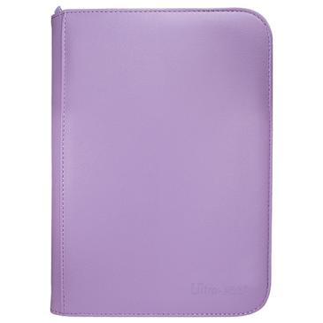 Ultra PRO Vivid 4-Pocket Zippered PRO-Binder Purple - Collector's Avenue