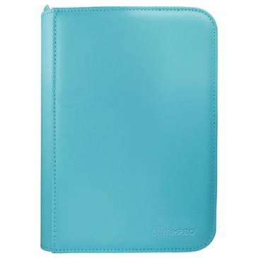 Ultra PRO Vivid 4-Pocket Zippered PRO-Binder Light Blue - Collector's Avenue