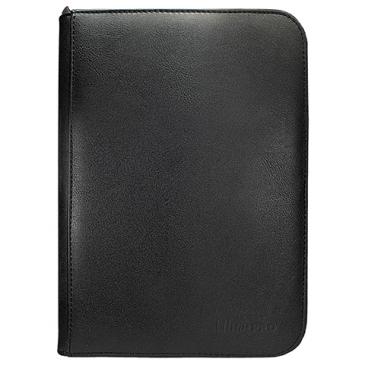 Ultra PRO Vivid 4-Pocket Zippered PRO-Binder Black - Collector's Avenue