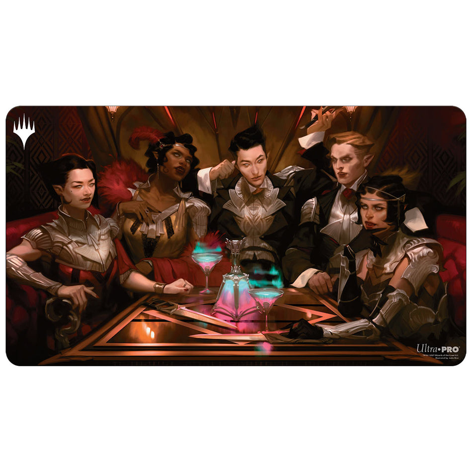 MTG Magic The Gathering Ultra Pro Playmat - Streets of New Capenna v2 featuring Maestros Ascendancy - Collector's Avenue