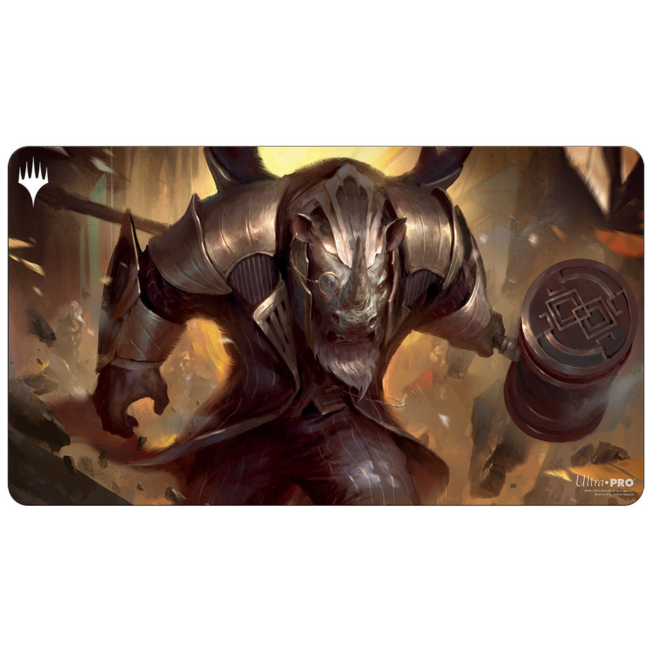 MTG Magic The Gathering Ultra Pro Playmat - Streets of New Capenna - E featuring Perrie, the Pulverizer - Collector's Avenue