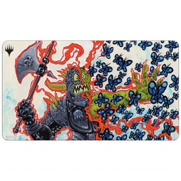 Mtg Magic The Gathering Ultra PRO Double Masters 2022 Playmat D featuring Chaos Warp - Collector's Avenue