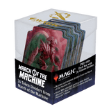 MTG Magic The Gathering Ultra Pro 100+ Deck Box - March of the Machine With Token Dividers
