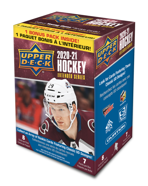 2020-21 Upper Deck Extended Hockey Blaster Box Case (20 Boxes) - Collector's Avenue