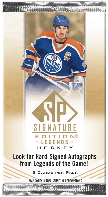 2020-21 Upper Deck SP Signature Edition Legends Hockey Hobby Pack - Collector's Avenue