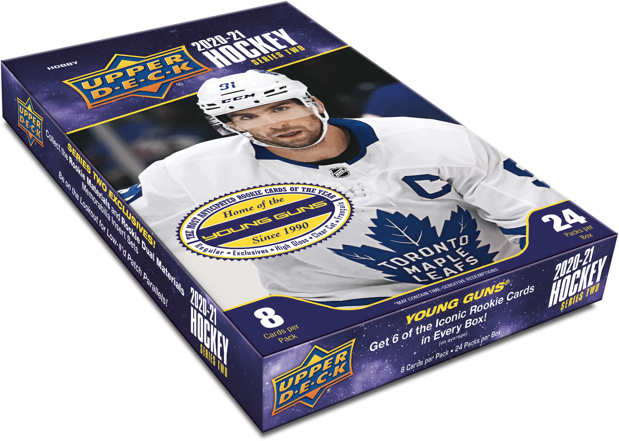 2020-21 Upper Deck Series 2 Hockey Hobby Case (12 Boxes) - Collector's Avenue