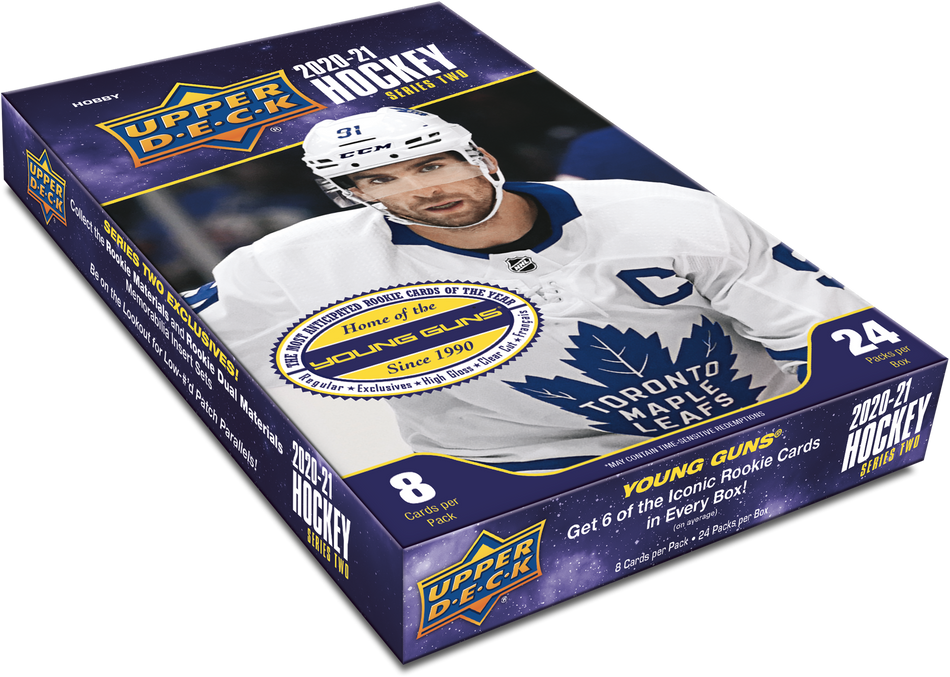 2020-21 Upper Deck Series 2 Hockey Hobby Case (12 Boxes) - Collector's Avenue