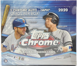 2020 Topps Chrome Baseball Jumbo HTA Box - Collector's Avenue