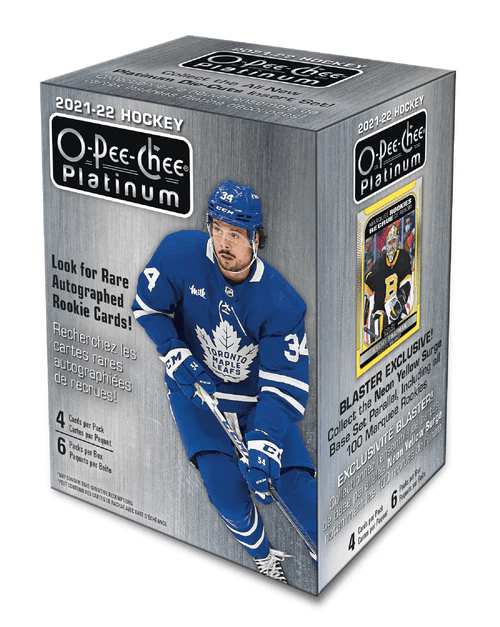2021-22 O-Pee-Chee Platinum Hockey Blaster Box Case (20 Boxes) - Collector's Avenue