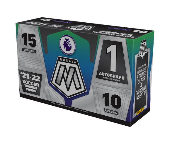 2021-22 Panini Mosaic Premier League Soccer Hobby Box - Collector's Avenue