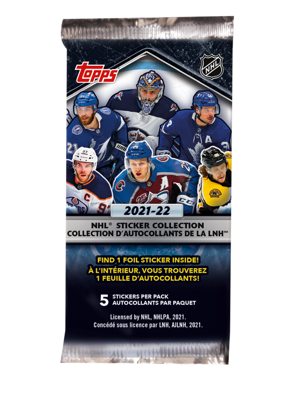 2021-22 Topps NHL Sticker Hockey Pack - Collector's Avenue
