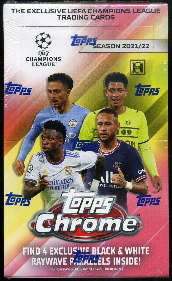 2021-22 Topps UEFA Champions League Chrome Soccer Lite Hobby Box - Collector's Avenue