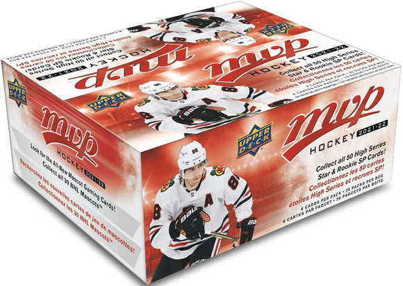 2021-22 Upper Deck MVP Hockey 36 Pack Retail Case (20 Boxes) - Collector's Avenue