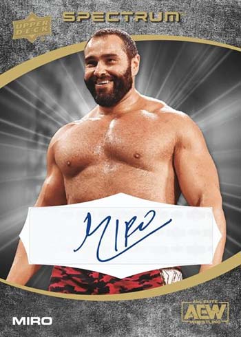 2021 Upper Deck AEW Spectrum Wrestling Hobby Box - Collector's Avenue