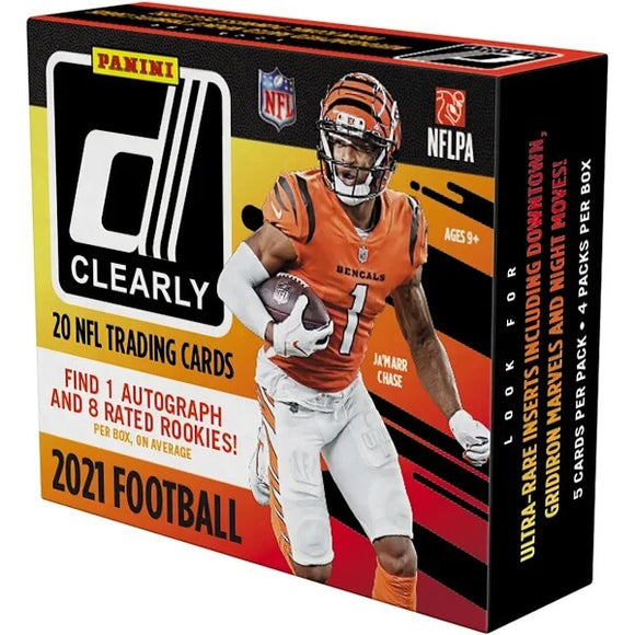 2021 Panini Clearly Donruss Football Hobby Box - Collector's Avenue