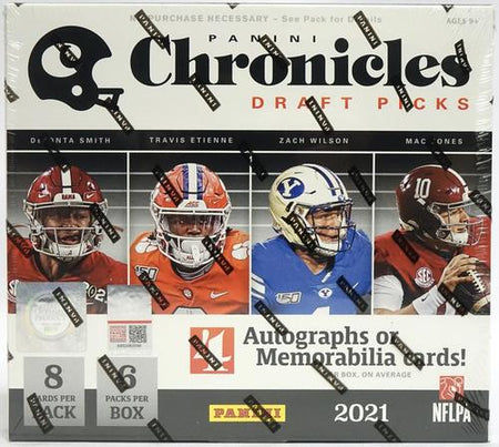 2021 Panini Chronicles Draft Picks Football Hobby Box - Collector's Avenue