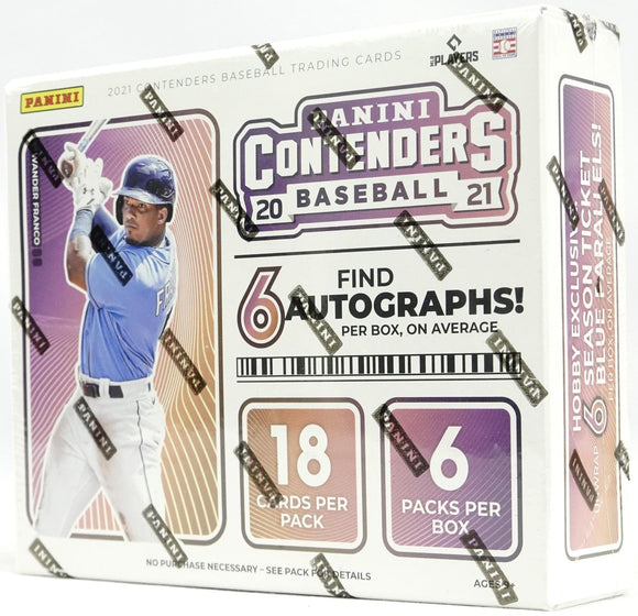 2021 Panini Contenders Baseball Hobby Box - Collector's Avenue