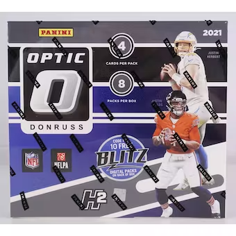 2021 Panini Donruss Optic Football H2 Hobby Hybrid Box - Collector's Avenue