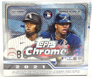 2021 Topps Chrome Baseball Jumbo Box - Collector's Avenue