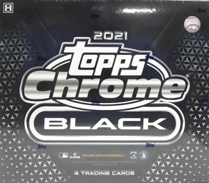 2021 Topps Chrome Black Baseball Hobby Box - Collector's Avenue
