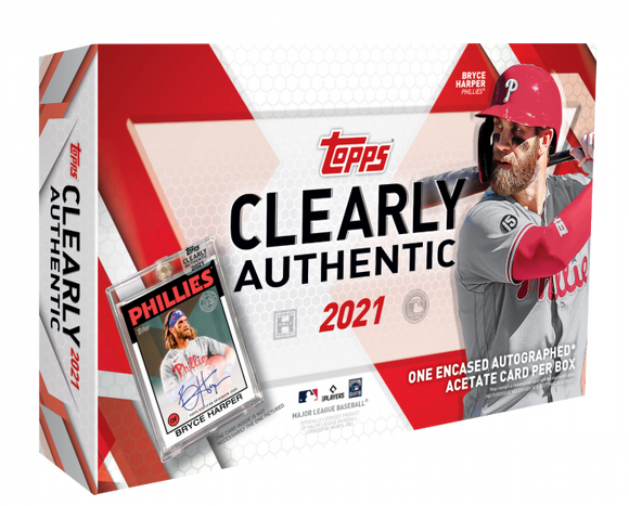 2021 Topps Clearly Authentic Baseball Hobby Box - Collector's Avenue