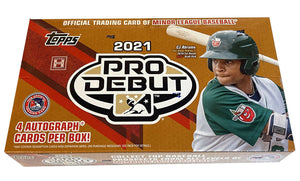 2021 Topps Pro Debut Baseball Hobby Box - Collector's Avenue