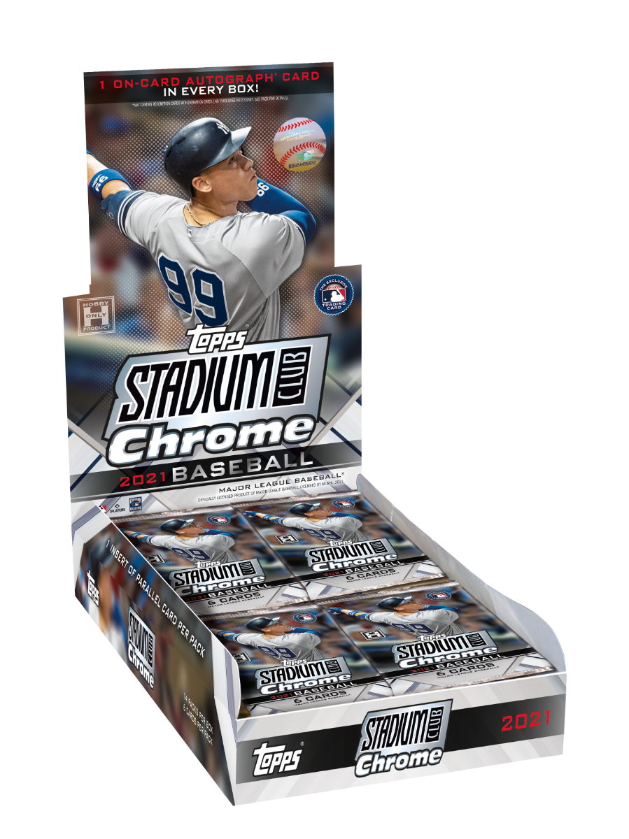 2021 Topps Stadium Club Chrome Baseball Hobby Box - Collector's Avenue