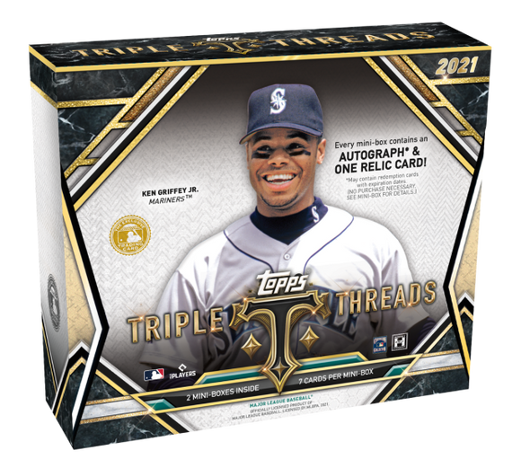 2021 Topps Triple Threads Baseball Hobby Box - Collector's Avenue