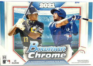 2021 Bowman Chrome Baseball HTA Choice Box - Collector's Avenue