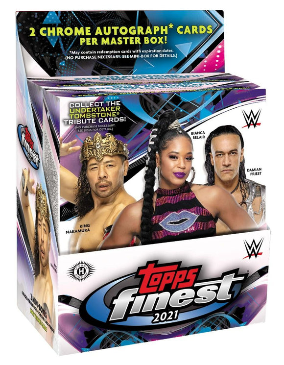 2021 Topps WWE Finest Wrestling Hobby Box - Collector's Avenue