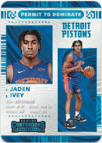 2022-23 Panini Contenders Basketball Hobby Box - Collector's Avenue