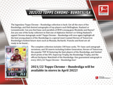 2021-22 Topps Chrome Bundesliga Soccer Hobby Box - Collector's Avenue