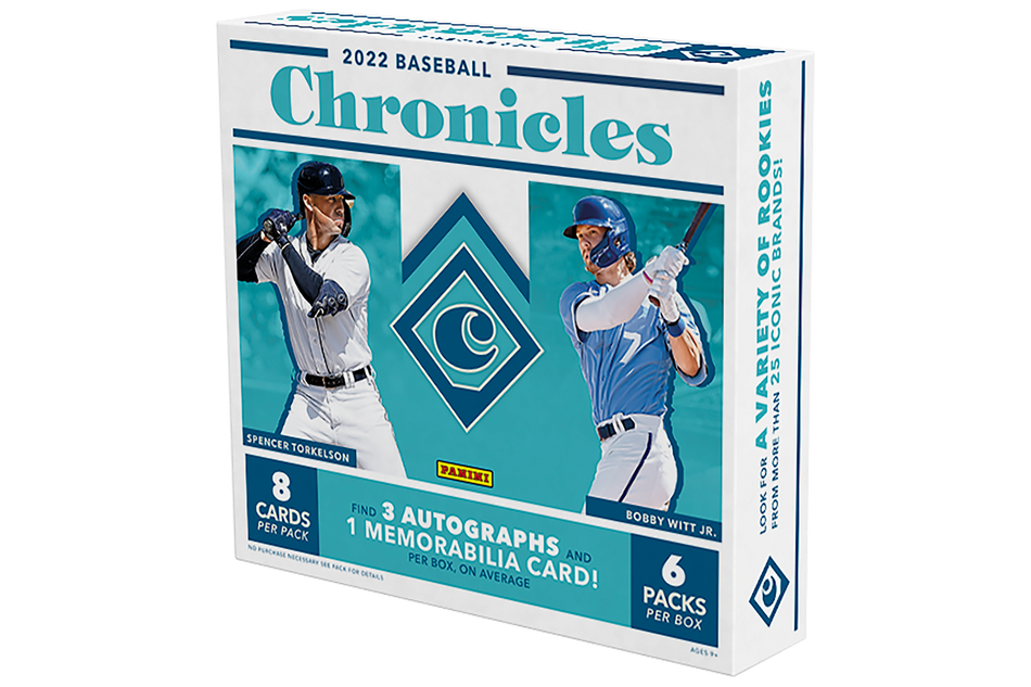 2022 Panini Chronicles Baseball Hobby Box - Collector's Avenue