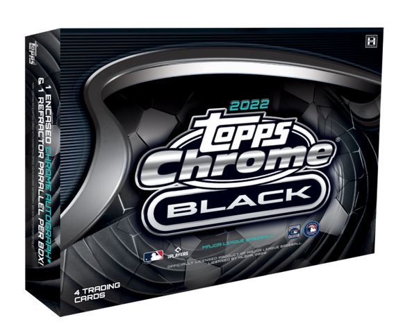 2022 Topps Chrome Black Baseball Hobby Box - Collector's Avenue